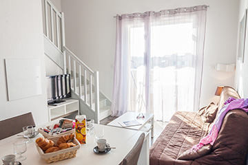 Résidence Les Demeures Torrellanes - Vacancéole - Saint-Cyprien - Appartement 2 pièces 4 personnes - Salon